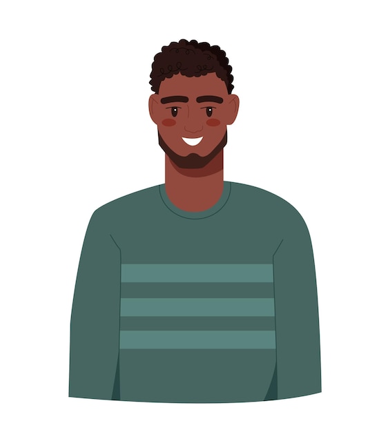 Vector african american man