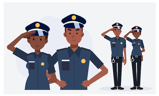 アフリカ系アメリカ人の警官