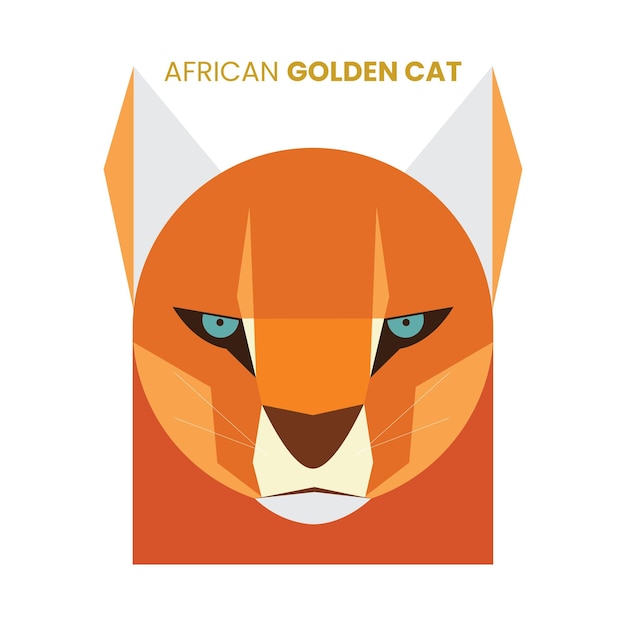 African Golden Polygonal Shape Car Design