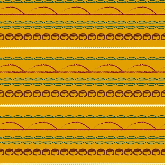 Vector african seamless background