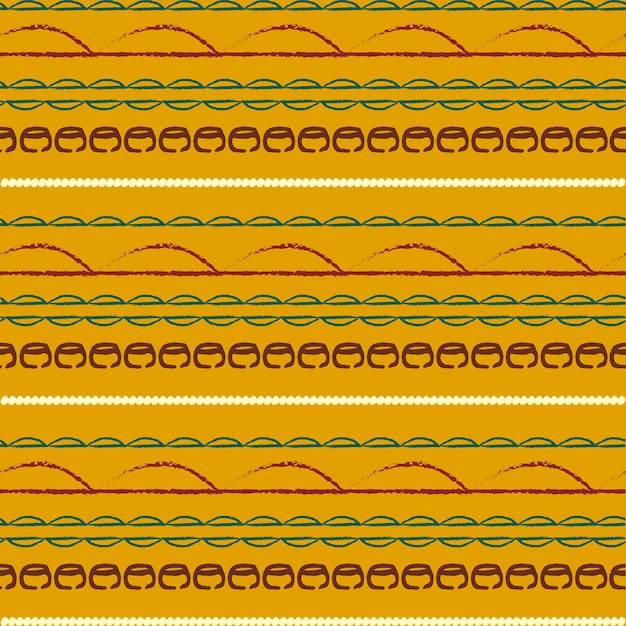 Vector african seamless background