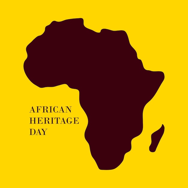 Vector african world heritage day element