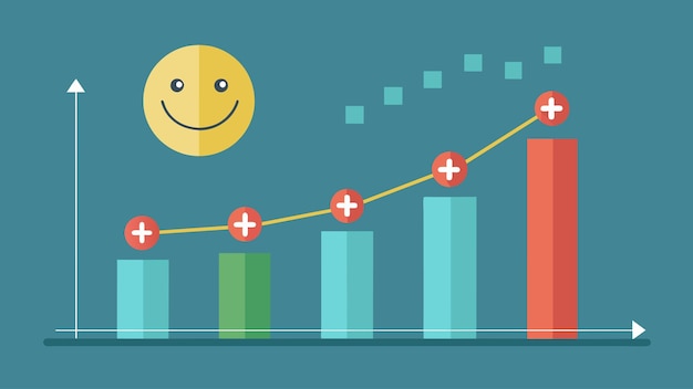 Vector after five sessions of ketamine therapy the mood improvement graph showcased a substantial