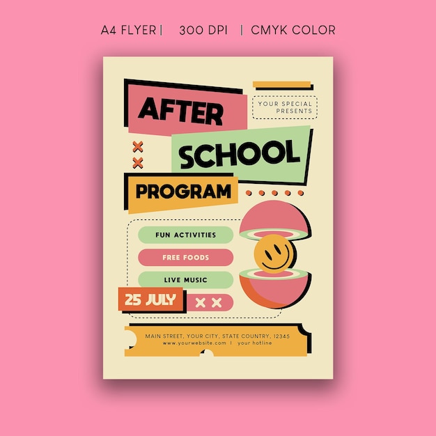 After School Program Flyer