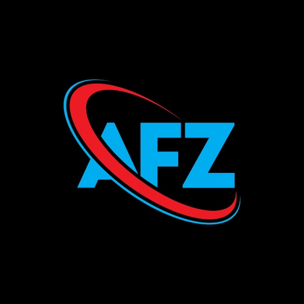 AFZ 로고: AFZ 글자, AFZ 문자 로고 디자인, AFZ 이니셜, 서클과 대문자 모노그램 로고, AFZ 타이포그래피, 기술 사업 및 부동산 브랜드