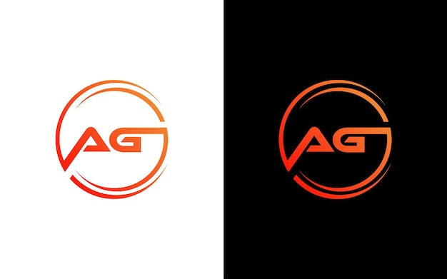 AG creative circle logo design