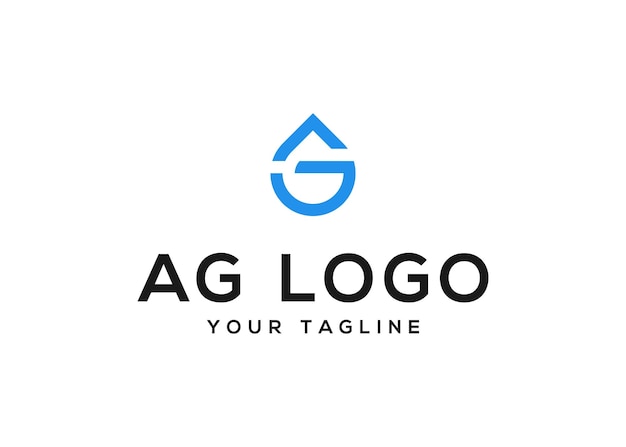 Vector ag a g letter logo design vector