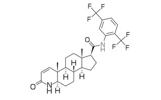 Aga structural formula of dutasteride an ingredient used to treat hair loss