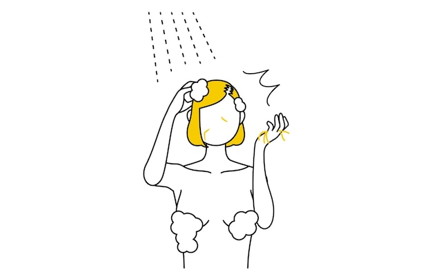 АГА и истончение волос у женщин Женщины, заметившие выпадение волос во время мытья головы