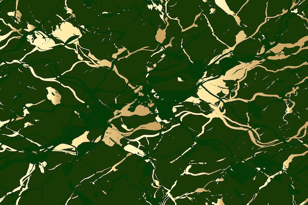 Vector agate gemstone slices marble texture in kintsugi style cracks and craquelure golden metallic swirl