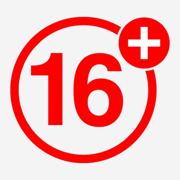 Age Ratting Sign over 16