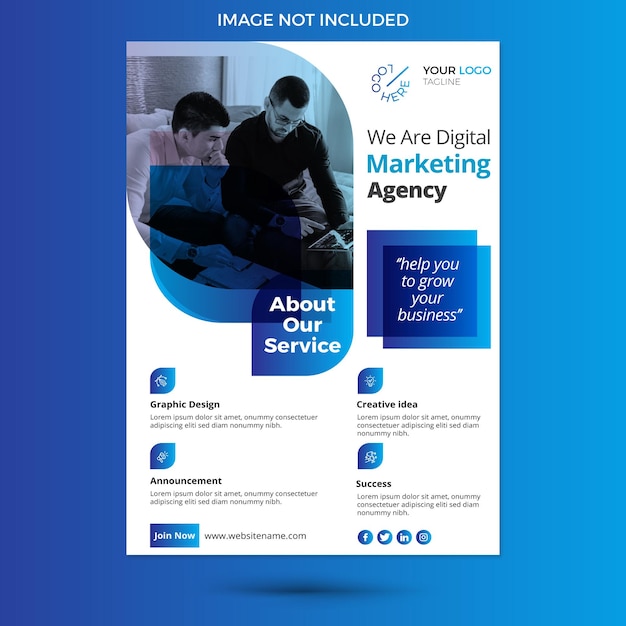 Agency Flyer Template Design