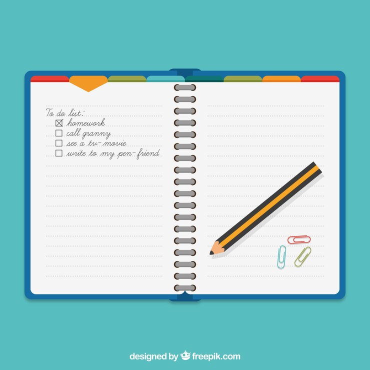Vector agenda and pencil