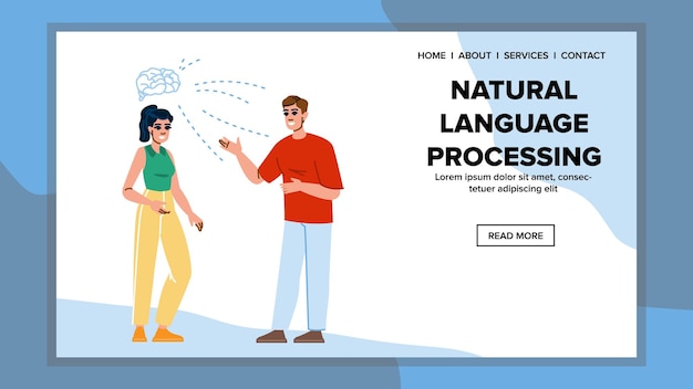 Agent natural language processing vector