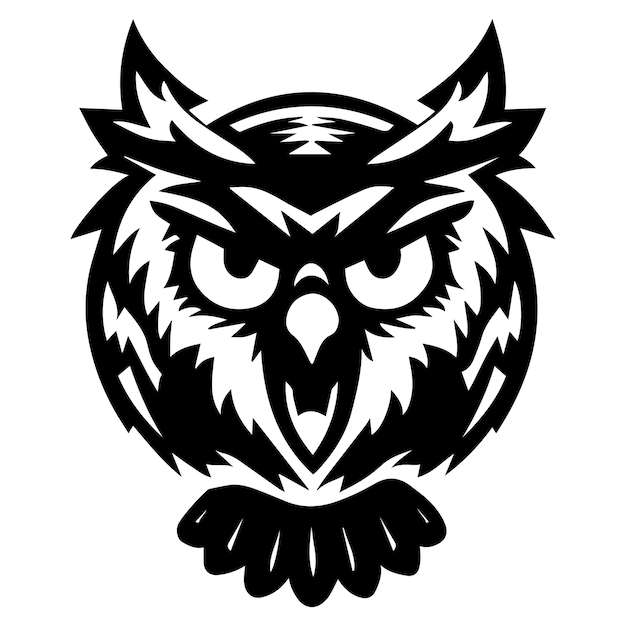 Vector aggressive owl