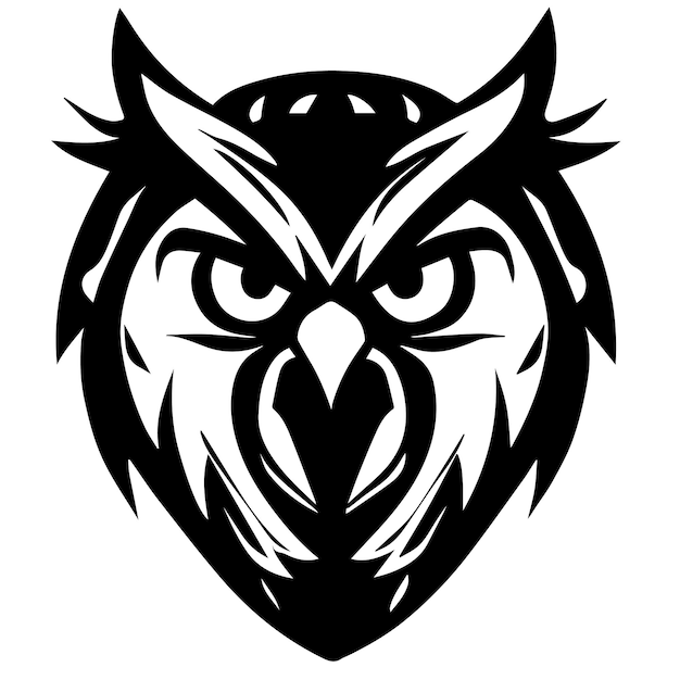 Vector aggressive owl