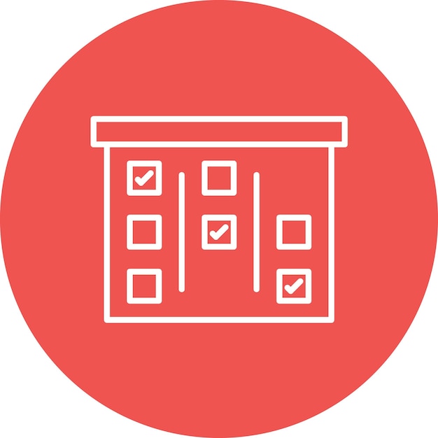 Agile Board icoon vector afbeelding Kan worden gebruikt voor projectbeheer