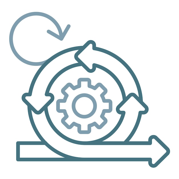 Agile Development Flat Illustration