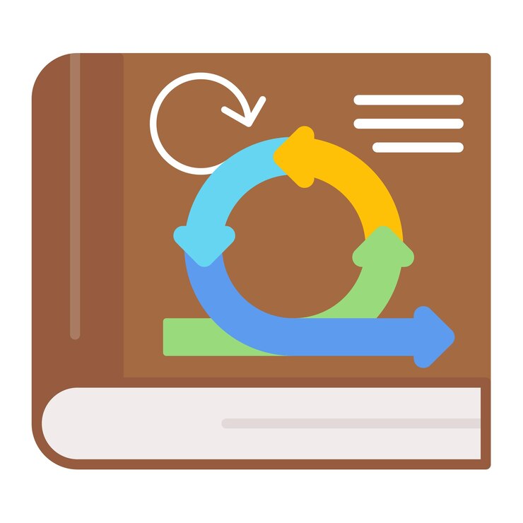 Vector agile manifesto flat illustration