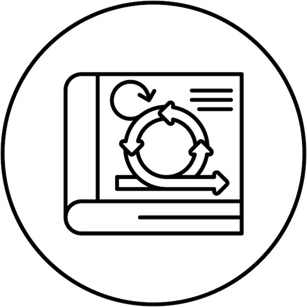Икона векторного изображения Agile Manifesto может быть использована для Agile