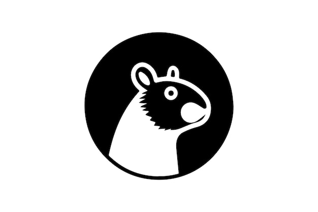 Agouti platte pictogram