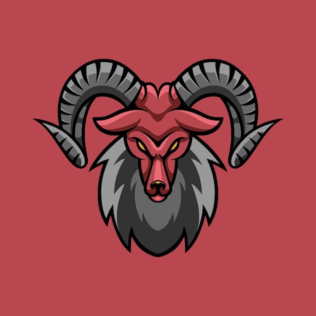 Agressief goat esport gaming-logo