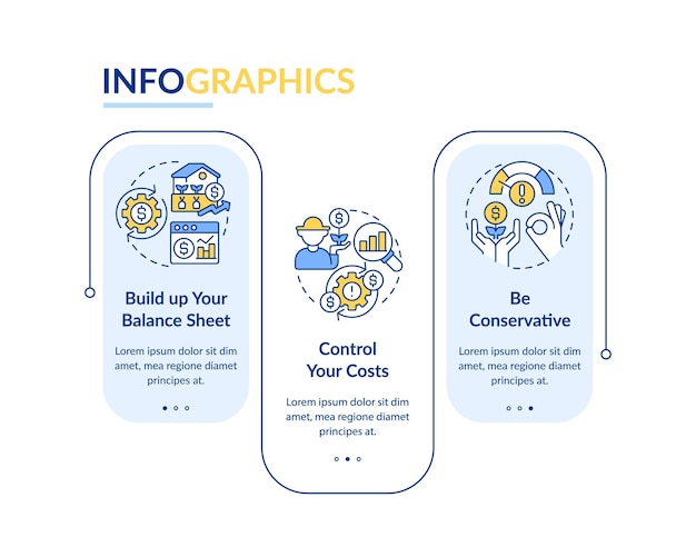 Agribusiness management rectangle infographic template