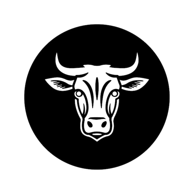 Agriculture animal cow icon