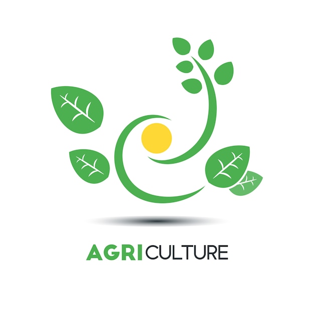 Vettore logo aziendale agricoltura