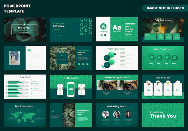 Vector agriculture business powerpoint presentation template