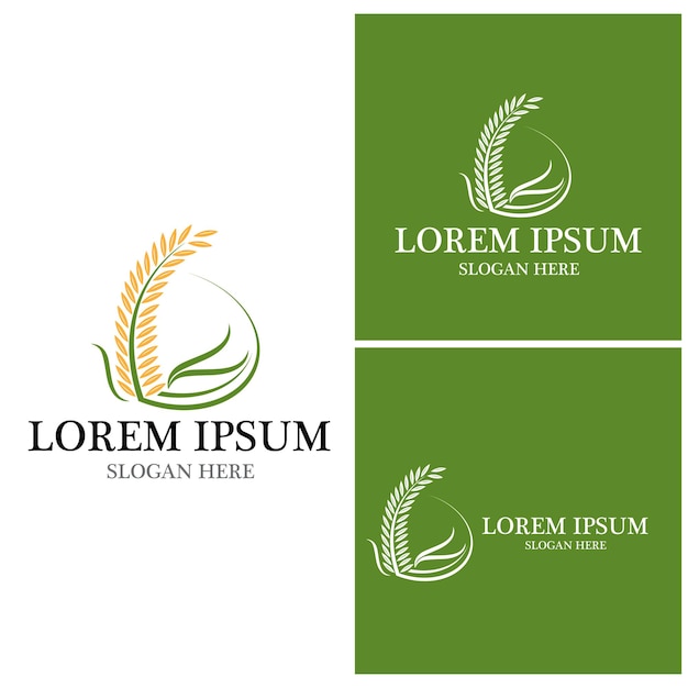 Agriculture icon and symbol vector template