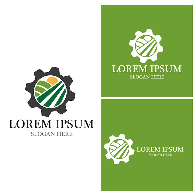 Agriculture icon and symbol vector template