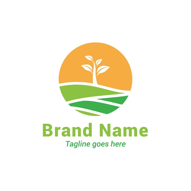 Agriculture logo template