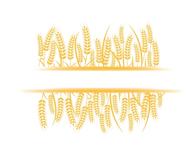 Agriculture wheat Logo Template