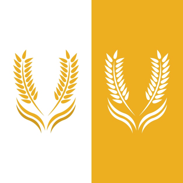 Вектор Вектор пшеницы в сельском хозяйстве