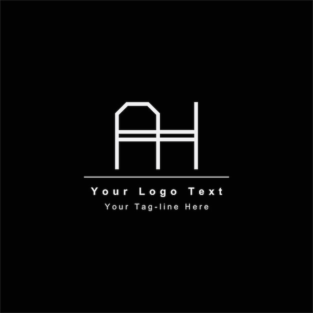 AH or HA letter logo Unique attractive creative modern initial AH HA A H initial based letter icon logo