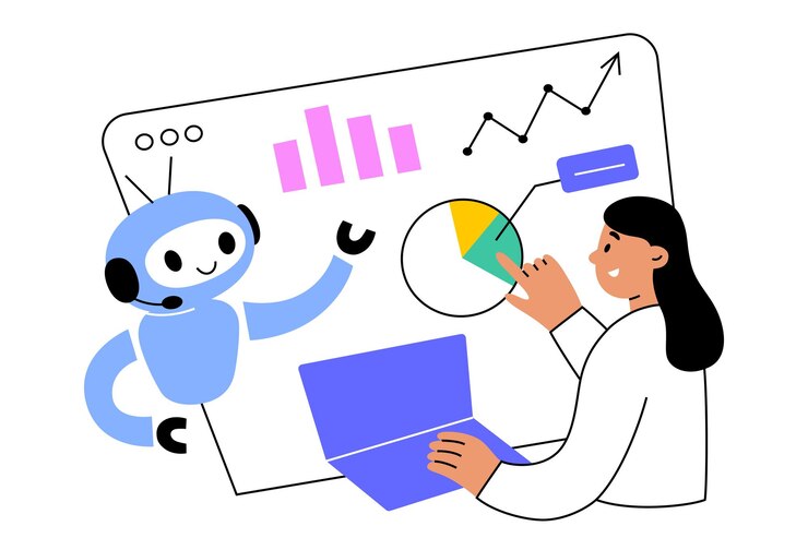 Ai analyzing data artificial intelligence app
