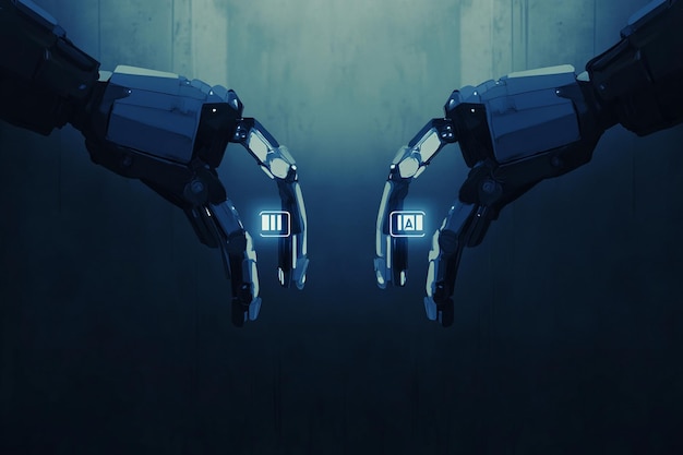 ai artificial intelligence business man using ai technology for data analysis coding computer