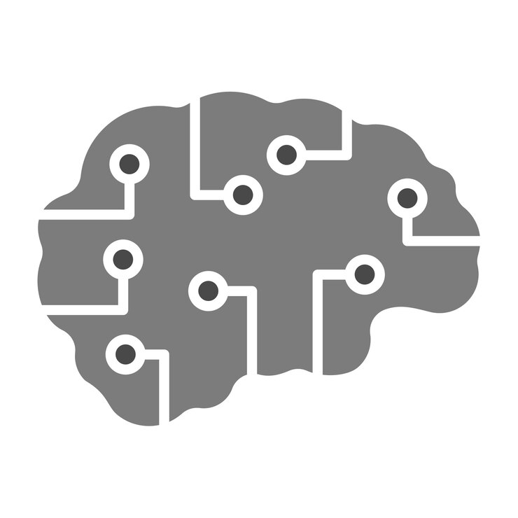 Vector ai brain icon