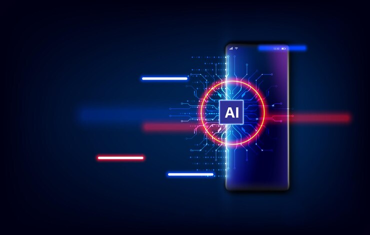 Vector ai content generator chatbot technology isometric technology and engineering ai chat bot