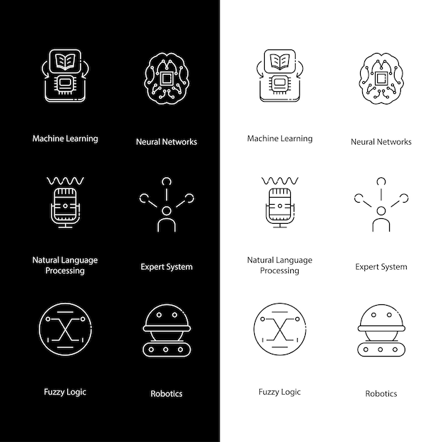 AI Fundamenten Vector Icon Design