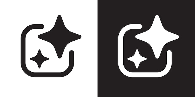 Ai gegenereerd icoon Genereer symbool Kunstmatige intelligentie technologie en Machine learning concept Icon element voor applicatie en web Vector illustratie