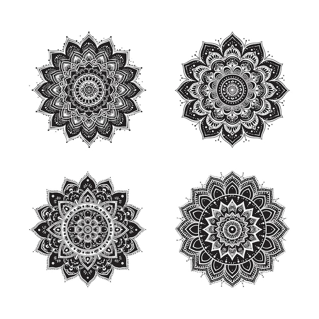 Vector ai generated floral mandala design vector