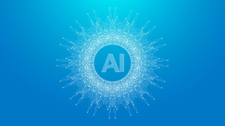 Vector ai generative banner concept in the digital style design element for internet technology