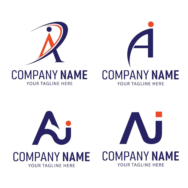 Premium Vector | Ai logo design