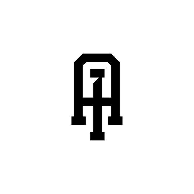AI モノグラムロゴ デザイン文字 テキスト名 シンボル モノクロロゴタイプ アルファベット文字 シンプルロゴ