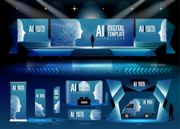 Ai 테마 이벤트 디자인 팩