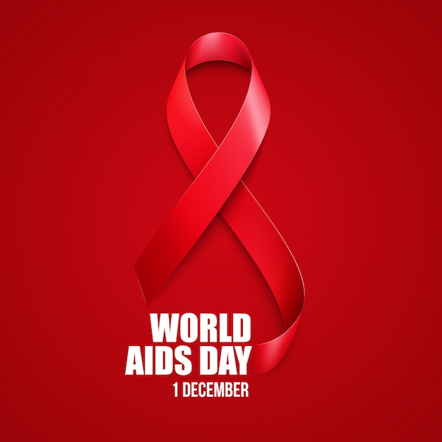 Aids bewustzijn. wereld aidsdag concept.