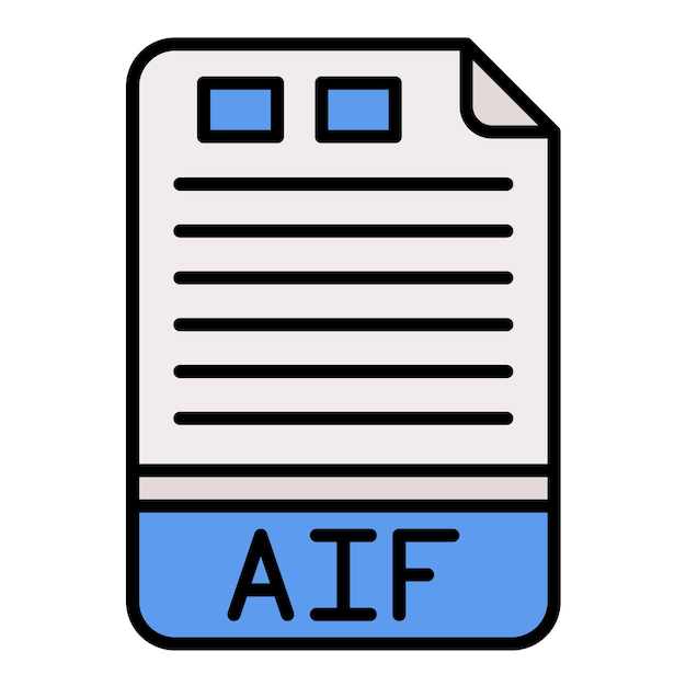 Vector aif flat illustration