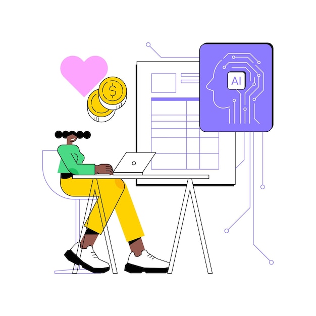 AIOptimized Grant Application Review abstract concept vector illustratie